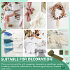 3 Rolls 3 Colors Cotton Frayed Ribbons OCOR-WH0045-08B-6