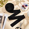 MAYJOYDIY US 9 Yards Flat Polyester Wide Elastic Cord OCOR-MA0001-15A-4