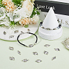 SUNNYCLUE 50Pcs 5 Styles Tibetan Style Sport Ball Alloy Connector Charms TIBE-SC0001-95-4