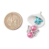 12Pcs Shell Pendants PALLOY-JF03695-02-2