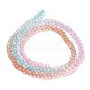 Transparent Painted Glass Beads Strands X1-DGLA-A034-T2mm-A19-5
