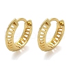 Triangle Brass Hoop Earrings EJEW-F359-10G-04-2
