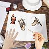 Plastic Stamps DIY-WH20018-0231-4