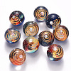 Universe Galaxy Starry Night Transparent Epoxy Resin Beads X-RESI-N024-008-2