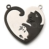 304 Stainless Steel Split Pendants STAS-Z119-10-1