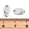 Tibetan Style Alloy Charms TIBE-N013-04AS-3
