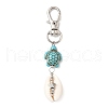 Cowrie Shell Pendant Decorations HJEW-JM03273-3