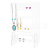 Customized Rectangle Acrylic Jewelry Display Stands EDIS-WH0021-38-1