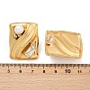 304 Stainless Steel Cubic Zirconia Stud Earrings EJEW-Z110-03G-02-5