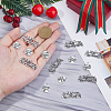 SUPERFINDINGS 60Pcs 2 Styles Christmas Themed Tibetan Style Alloy Pendants FIND-FH0010-20-3