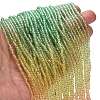 Transparent Painted Glass Beads Strands DGLA-A034-T1mm-A04-2