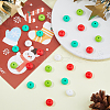 DICOSMETIC 80Pcs 4 Styles Rondelle Food Grade Eco-Friendly Silicone Beads SIL-DC0001-68B-5