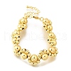 Brass Beads Bracelets for Women BJEW-D317-04G-4