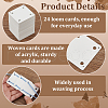 BENECREAT 24Pcs Acrylic Looms Braiding Disk DIY-BC0014-11-4