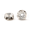Brass Rhinestone Spacer Beads X-RB-A014-Z5mm-01S-3