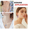 CHGCRAFT 60Pcs 60 Style Glass Pearl Beaded Pendants FIND-CA0007-82-7