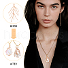 CHGCRAFT 8Pcs 2 Colors Brass Branch Pendants KK-CA0002-77-4