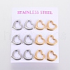 304 Stainless Steel Stud Earrings EJEW-I235-15-4