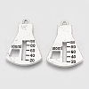 Tibetan Style Alloy Pendants TIBEP-T052-22AS-RS-1