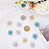 DICOSMETIC 18Pcs 3 Colors Ion Plating(IP) 304 Stainless Steel Pendants STAS-DC0014-15-4