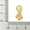 Rack Plating Brass Pave Clear AB Cubic Zirconia Heart Balloon European Dangle Charms KK-Z067-42G-3