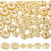 BENECREAT 90Pcs 3 Style Alloy Spacer Beads FIND-BC0002-08-2