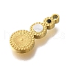 Ion Plating(IP) 304 Stainless Steel Manual Polishing Charms STAS-M059-04G-04-2