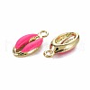 Alloy Enamel Pendants X-PALLOY-T065-27G-2