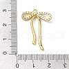 Rack Plating Brass Micro Pave Clear Cubic Zirconia Pendants X-KK-H463-12G-3