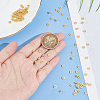 BENECREAT 120Pcs Brass Bead KK-BC0013-53B-3
