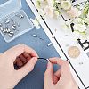 Unicraftale 40Pcs 4 Style 304 Stainless Steel Cord Ends STAS-UN0029-93-2