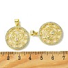 Mother's Day Brass Micro Pave Cubic Zirconia Pendants KK-H472-07G-05-3