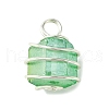 5Pcs Electroplated Natural Quartz Pendants PALLOY-JF03148-3