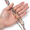 Round Handmade Millefiori Glass Beads Strands X-LK-R004-80-4