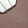 304 Stainless Steel Rope Chain Necklaces NJEW-Z084-02P-02-1