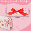 6Pcs 6 Colors Polyester Bowknot Pendant Decoration KEYC-AR00003-2