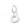 925 Sterling Silver Letter Charms STER-C012-01S-O-1