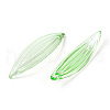 Transparent Acrylic Pendants OACR-O006-02A-2