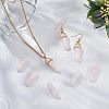 Olycraft Faceted Natural Rose Quartz Double Terminated Points Healing Stones G-OC0003-61-5