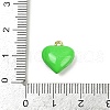 Brass Enamel Charms KK-M322-01A-G-4