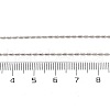 Brass Column Link Chain Necklaces for Women NJEW-D302-05P-3