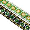 Ethnic Embroidery Polyester Ribbons OCOR-WH0074-07-1