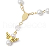 Tibetan Style Alloy Angel Charm Bracelets BJEW-JB11775-03-3