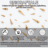 Unicraftale 30Pcs 6 Styles 304 with 201 Stainless Steel Pendants FIND-UN0004-30-5
