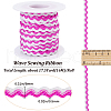 Gorgecraft Two Tone Polyester Wavy Fringe Trim Ribbon OCOR-GF0003-97B-2