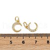 Brass Micro Pave Cubic Zirconia Pendants KK-R230-01G-3