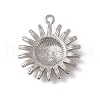 Non-Tarnish 304 Stainless Steel Pendants STAS-P316-18P-2