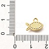 Brass Micro Pave Cubic Zirconia with Evil Eye Enamel Charms KK-G519-08G-02-3