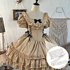 MAYJOYDIY US 3 Yards Cotton Flower Embroidery Pleated Lace Ribbon OCOR-MA0001-14B-7
