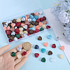 SOFPLATE 100Pcs Imitation Gemstone Acrylic Beads OACR-SP0001-05C-3